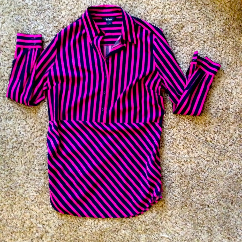 Sabine Long Sleeve Top Striped